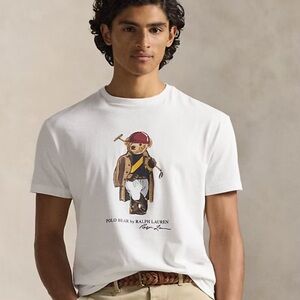 Polo Ralph Lauren White Bear Graphic Tee new size large
